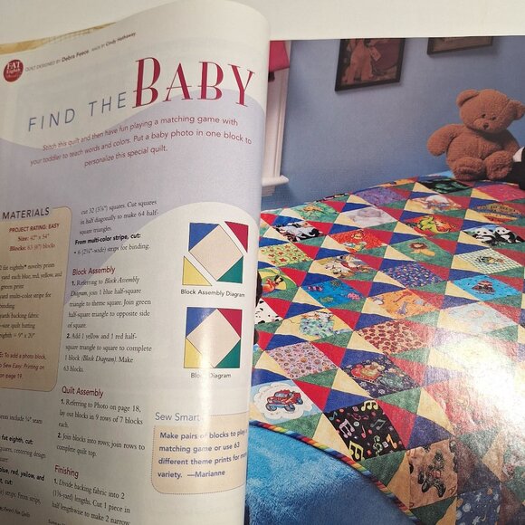 3 Fons & Porters Quilting Magazine Fall 2013 & 2003 Summer 2007 Patterns Lot - Picture 7 of 9